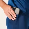 Trägerloses, figurbetontes Satinkleid mit Schleife Trägerloses, figurbetontes Satinkleid mit Schleife