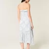 Trägerloses, gesmoktes Maxikleid Trägerloses, gesmoktes Maxikleid