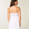 Trägerloses, gesmoktes Minikleid Trägerloses, gesmoktes Minikleid
