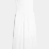 Trägerloses Maxikleid mit Stickerei Trägerloses Maxikleid mit Stickerei