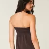 Trägerloses, tailliertes Babydoll-Oberteil Trägerloses, tailliertes Babydoll-Oberteil