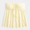 Trägerloses, tailliertes Babydoll-Oberteil Trägerloses, tailliertes Babydoll-Oberteil