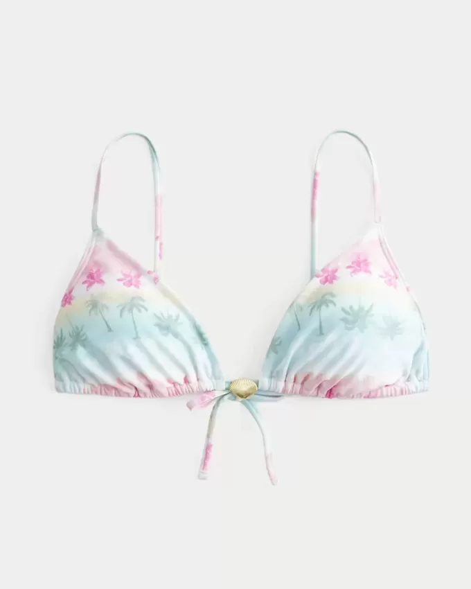 Triangel-Bikinioberteil mit Over-the-Shoulder-Charm Triangel-Bikinioberteil mit Over-the-Shoulder-Charm