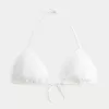 Triangel-Bikinioberteil mit Pailletten im Häkel-Stil Triangel-Bikinioberteil mit Pailletten im Häkel-Stil