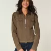 Twill-Reißverschlussjacke Twill-Reißverschlussjacke