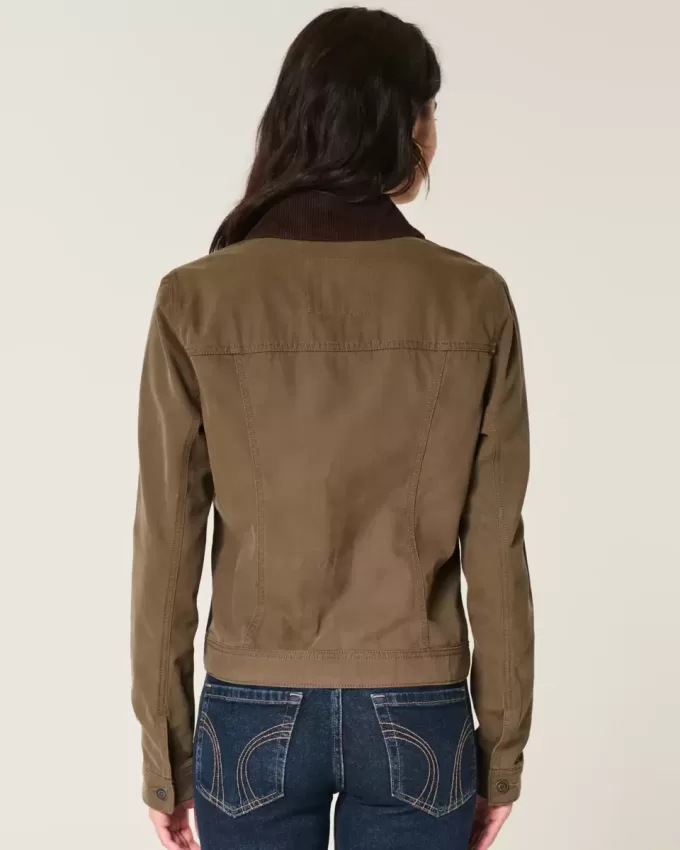 Twill-Reißverschlussjacke Twill-Reißverschlussjacke