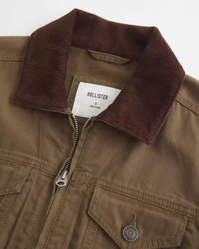 Twill-Reißverschlussjacke Twill-Reißverschlussjacke