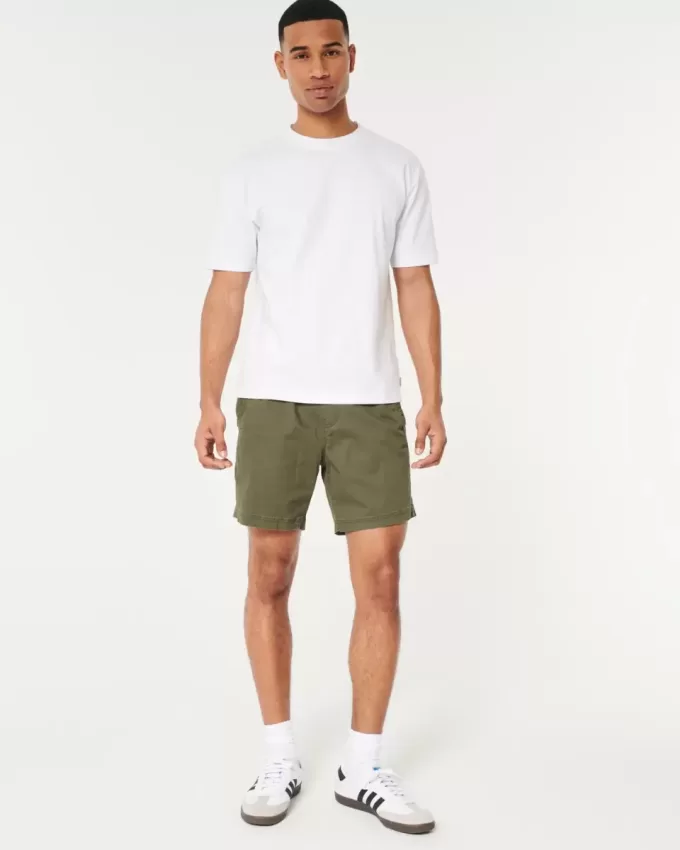 Twill-Schlupfshorts 7″ Twill-Schlupfshorts 7″