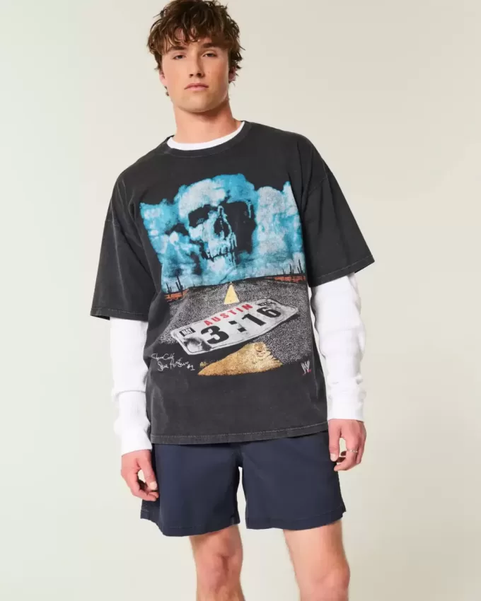 Twill-Shorts zum Überziehen bis zur Mitte des Oberschenkels Twill-Shorts zum Überziehen bis zur Mitte des Oberschenkels