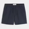Twill-Shorts zum Überziehen bis zur Mitte des Oberschenkels Twill-Shorts zum Überziehen bis zur Mitte des Oberschenkels