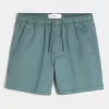 Twill-Shorts zum Überziehen bis zur Mitte des Oberschenkels Twill-Shorts zum Überziehen bis zur Mitte des Oberschenkels