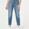 Ultrahoch geschnittene Mom-Jeans in dunkler Waschung Ultrahoch geschnittene Mom-Jeans in dunkler Waschung
