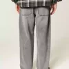 Verwaschene graue Skater-Baggy-Jeans Verwaschene graue Skater-Baggy-Jeans