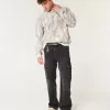 Verwaschene schwarze Baggy-Cargojeans Verwaschene schwarze Baggy-Cargojeans