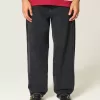 Verwaschene schwarze Skater-Baggy-Jeans Verwaschene schwarze Skater-Baggy-Jeans