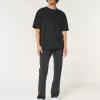 Verwaschene schwarze Slim Straight Jeans Verwaschene schwarze Slim Straight Jeans