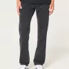 Verwaschene schwarze Slim Straight Jeans Verwaschene schwarze Slim Straight Jeans