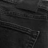 Verwaschene schwarze Slim Straight Jeans Verwaschene schwarze Slim Straight Jeans