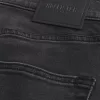 Verwaschene schwarze, sportliche Skinny-Jeans Verwaschene schwarze, sportliche Skinny-Jeans