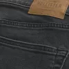 Verwaschene schwarze Straight Jeans Verwaschene schwarze Straight Jeans