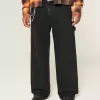 Verwaschene schwarze Super Baggy Painter Jeans Verwaschene schwarze Super Baggy Painter Jeans