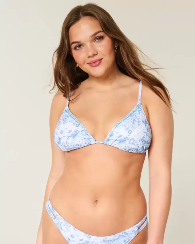 Verziertes Triangel-Bikinioberteil Verziertes Triangel-Bikinioberteil
