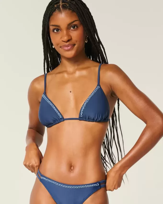 Verziertes Triangel-Bikinioberteil Verziertes Triangel-Bikinioberteil