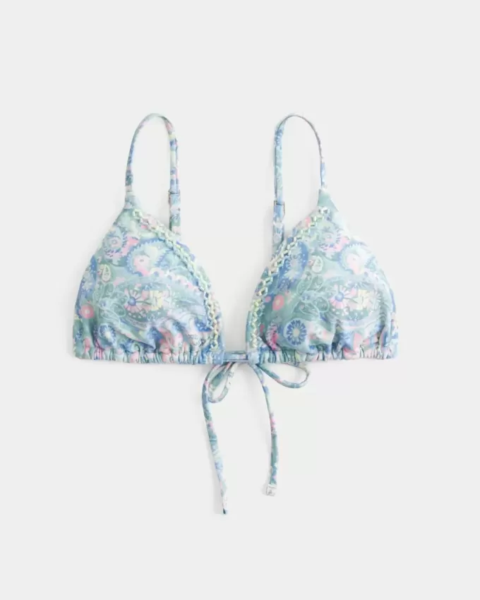Verziertes Triangel-Bikinioberteil Verziertes Triangel-Bikinioberteil