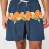 Volley-Badehose bis zur Mitte des Oberschenkels Volley-Badehose bis zur Mitte des Oberschenkels