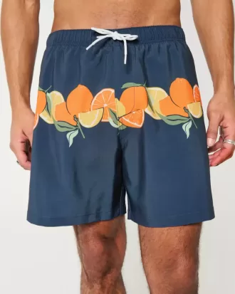 Volley-Badehose bis zur Mitte des Oberschenkels