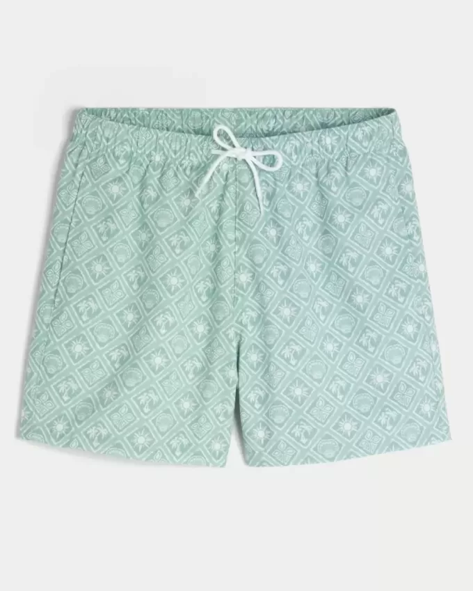 Volley-Badehose bis zur Mitte des Oberschenkels Volley-Badehose bis zur Mitte des Oberschenkels