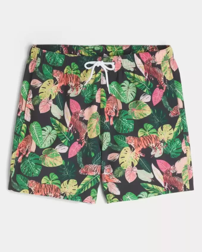 Volley-Badehose bis zur Mitte des Oberschenkels Volley-Badehose bis zur Mitte des Oberschenkels