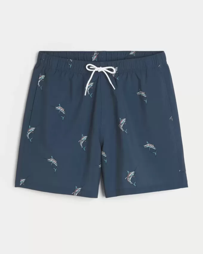 Volley-Badehose bis zur Mitte des Oberschenkels Volley-Badehose bis zur Mitte des Oberschenkels