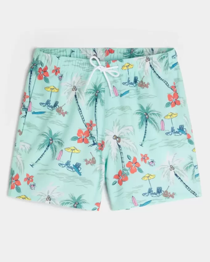 Volley-Badehose bis zur Mitte des Oberschenkels Volley-Badehose bis zur Mitte des Oberschenkels
