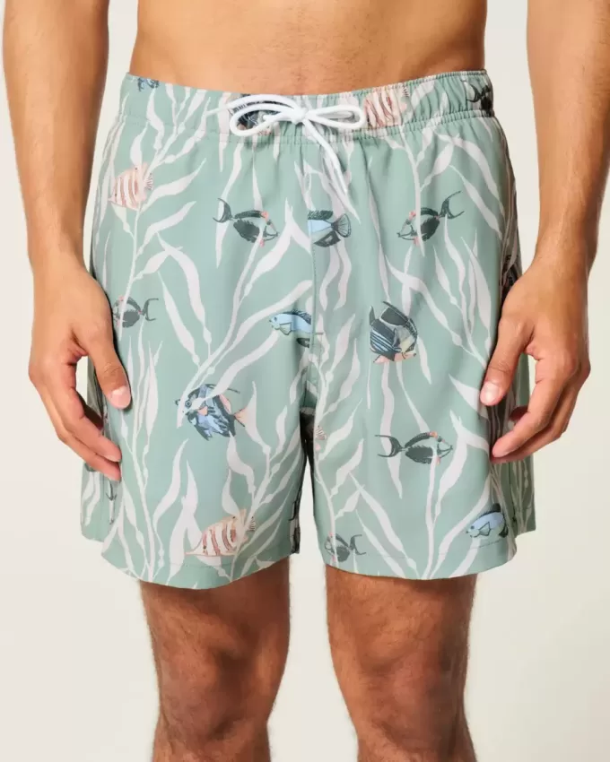 Volley-Badehose bis zur Mitte des Oberschenkels Volley-Badehose bis zur Mitte des Oberschenkels