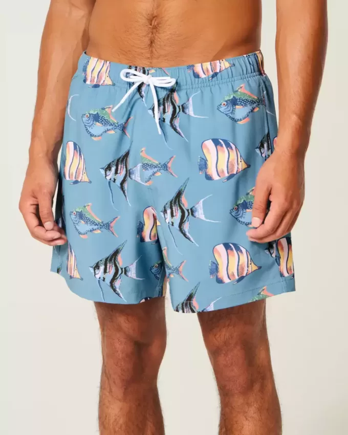 Volley-Badehose bis zur Mitte des Oberschenkels Volley-Badehose bis zur Mitte des Oberschenkels