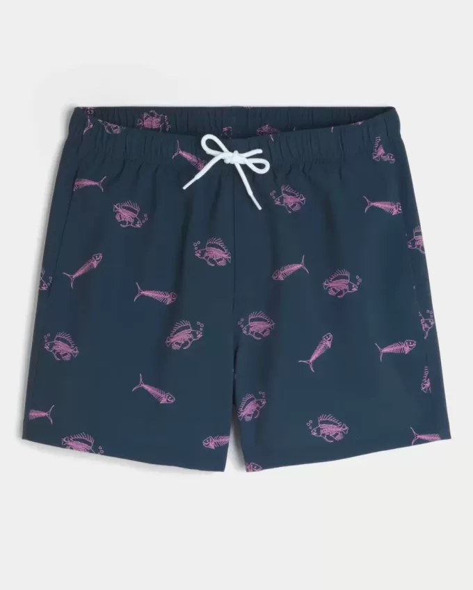 Volley-Badehose bis zur Mitte des Oberschenkels Volley-Badehose bis zur Mitte des Oberschenkels