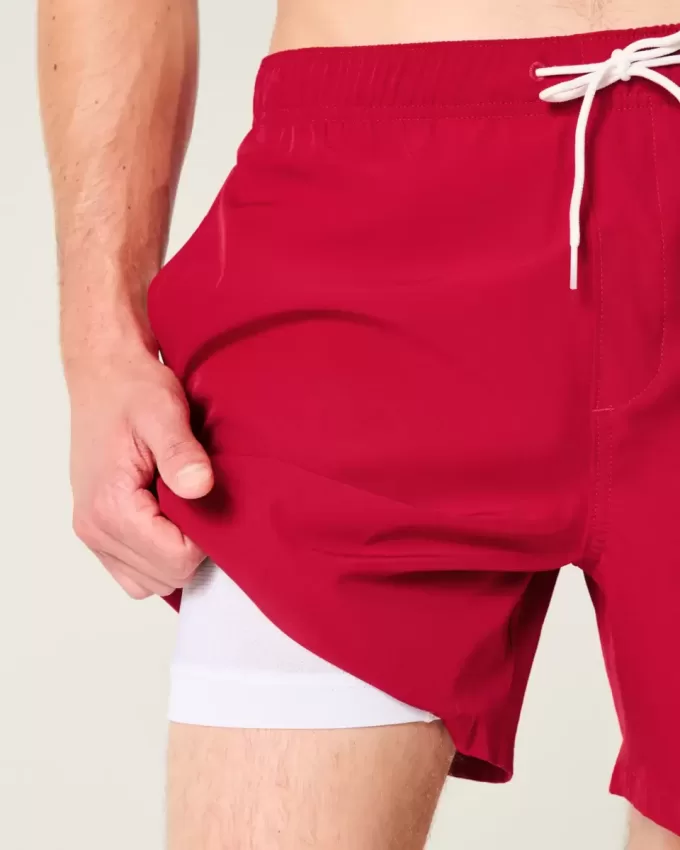 Volley-Badehose bis zur Mitte des Oberschenkels Volley-Badehose bis zur Mitte des Oberschenkels