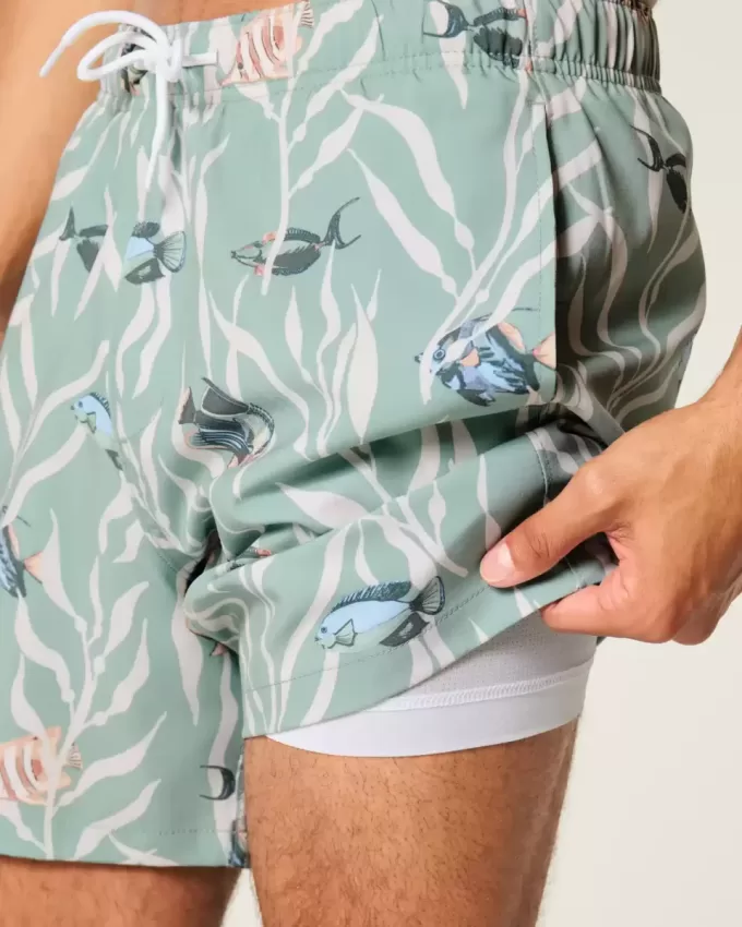 Volley-Badehose bis zur Mitte des Oberschenkels Volley-Badehose bis zur Mitte des Oberschenkels