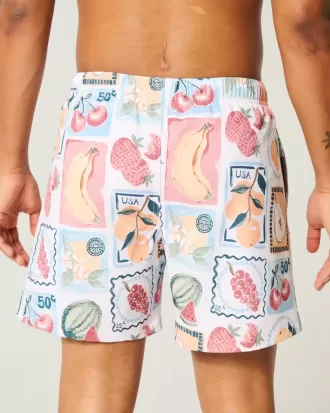 Volley-Badehose bis zur Mitte des Oberschenkels