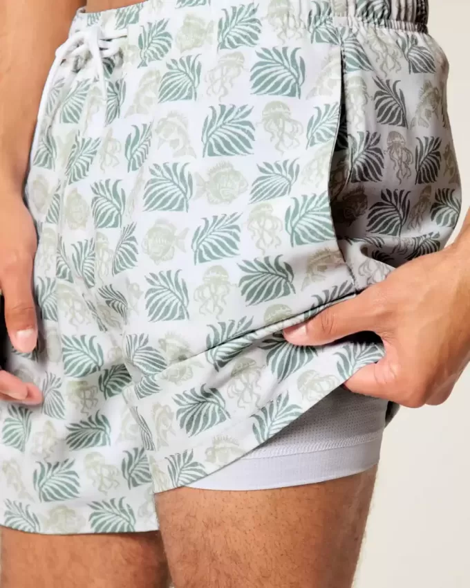 Volley-Badehose bis zur Mitte des Oberschenkels Volley-Badehose bis zur Mitte des Oberschenkels