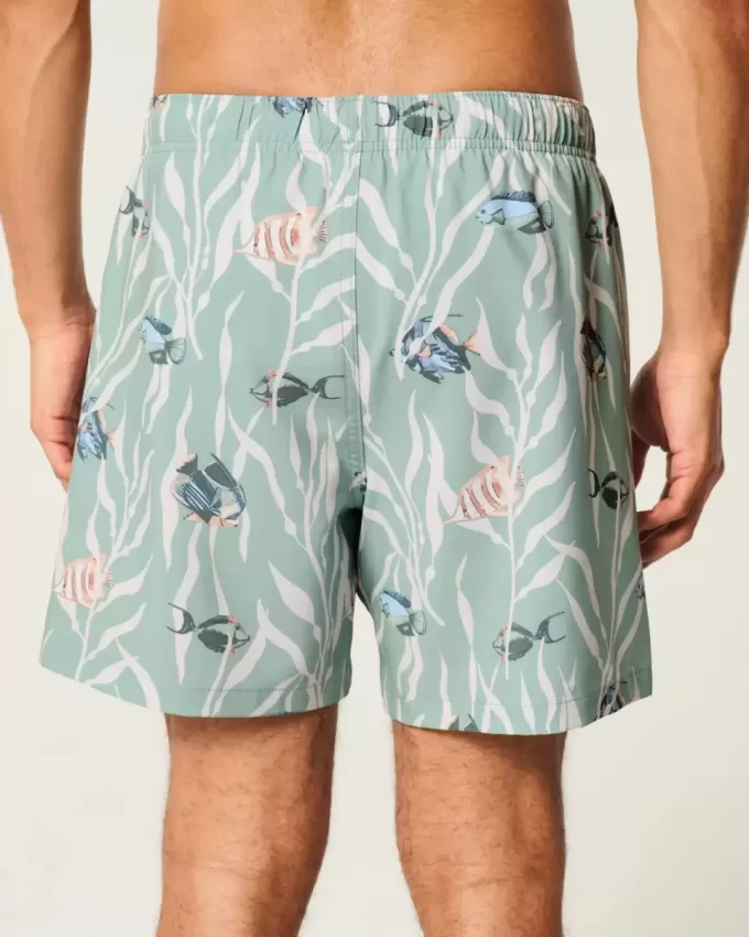 Volley-Badehose bis zur Mitte des Oberschenkels Volley-Badehose bis zur Mitte des Oberschenkels