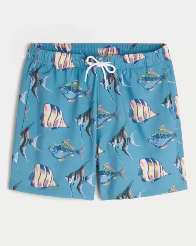 Volley-Badehose bis zur Mitte des Oberschenkels Volley-Badehose bis zur Mitte des Oberschenkels
