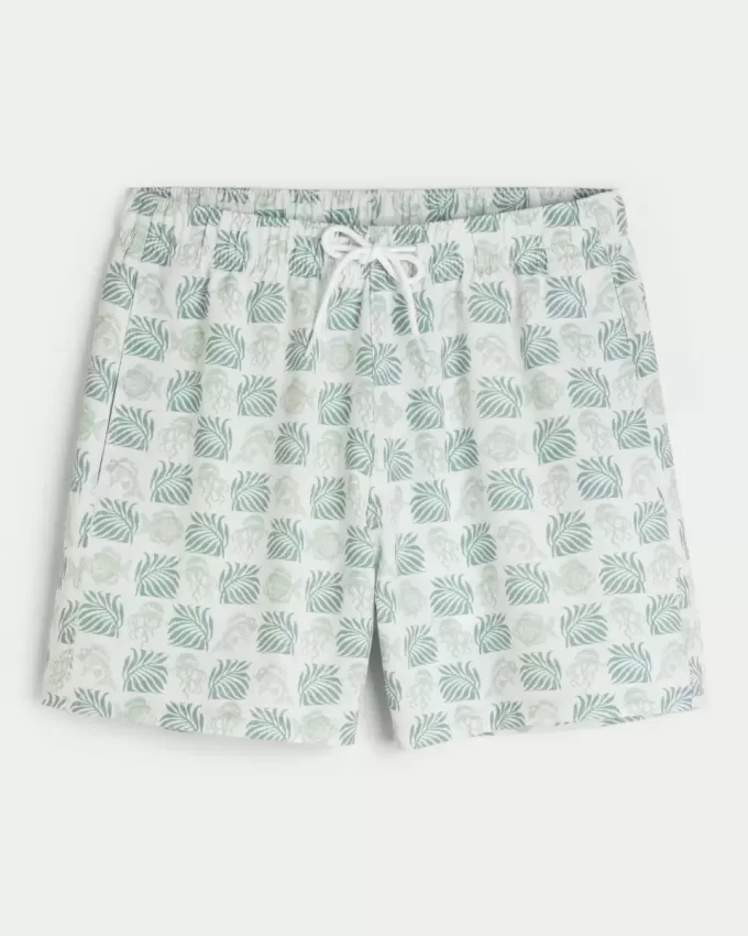 Volley-Badehose bis zur Mitte des Oberschenkels Volley-Badehose bis zur Mitte des Oberschenkels