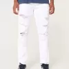 Weiße, sportliche Röhrenjeans Weiße, sportliche Röhrenjeans