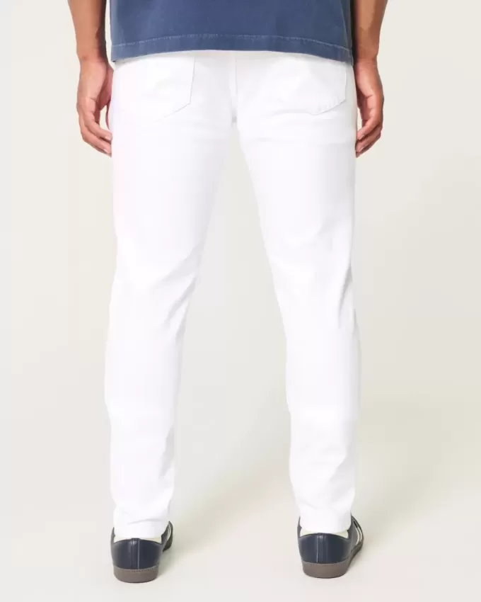 Weiße, sportliche Röhrenjeans Weiße, sportliche Röhrenjeans