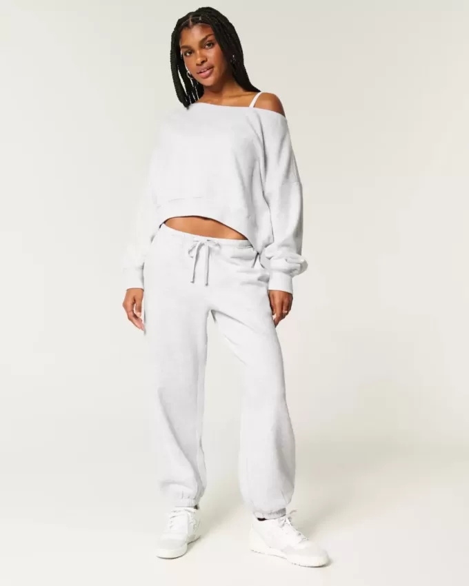 Weite Fleece-Jogginghose Weite Fleece-Jogginghose