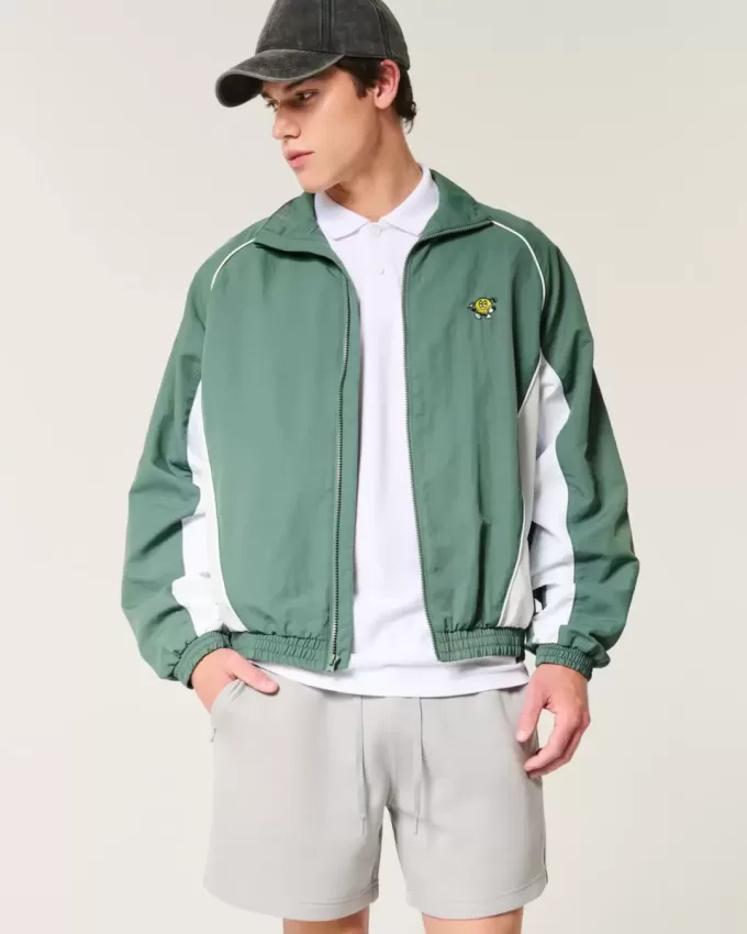 Windjacke mit Golf-Grafik Windjacke mit Golf-Grafik