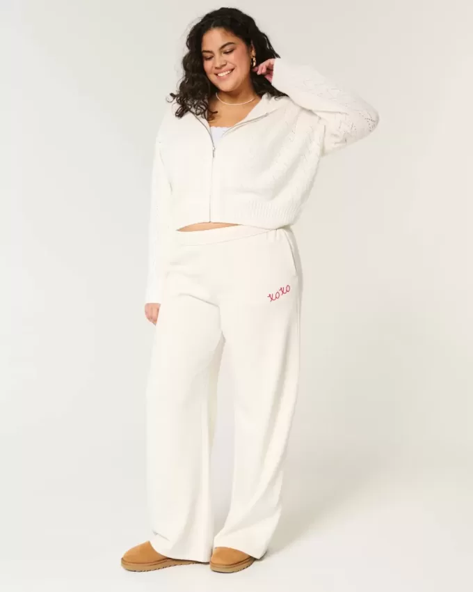 XOXO – Jogginghose mit weitem Bein und Grafik XOXO – Jogginghose mit weitem Bein und Grafik