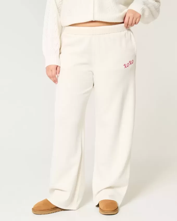 XOXO – Jogginghose mit weitem Bein und Grafik XOXO – Jogginghose mit weitem Bein und Grafik